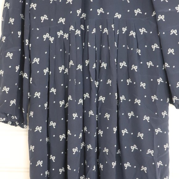 Weekend Max Mara Navy bow print dress - Picture 2 of 5